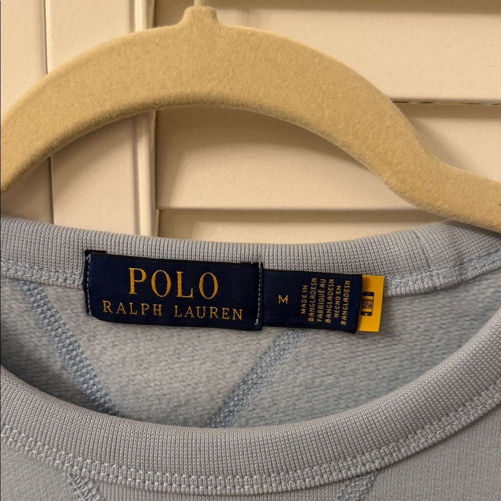 Polo by Ralph Lauren Light Blue Sweatshirt - Picture 3 of 3